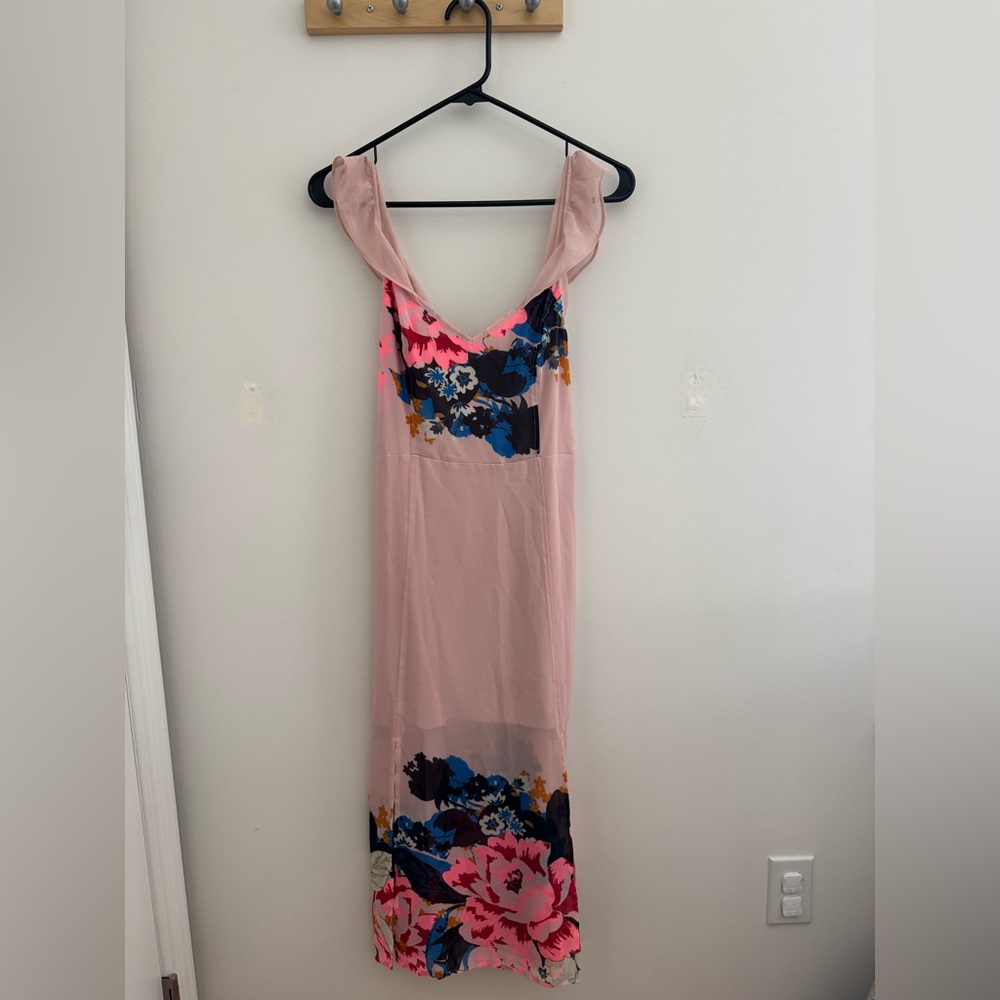 Express Effortless Pink Dress